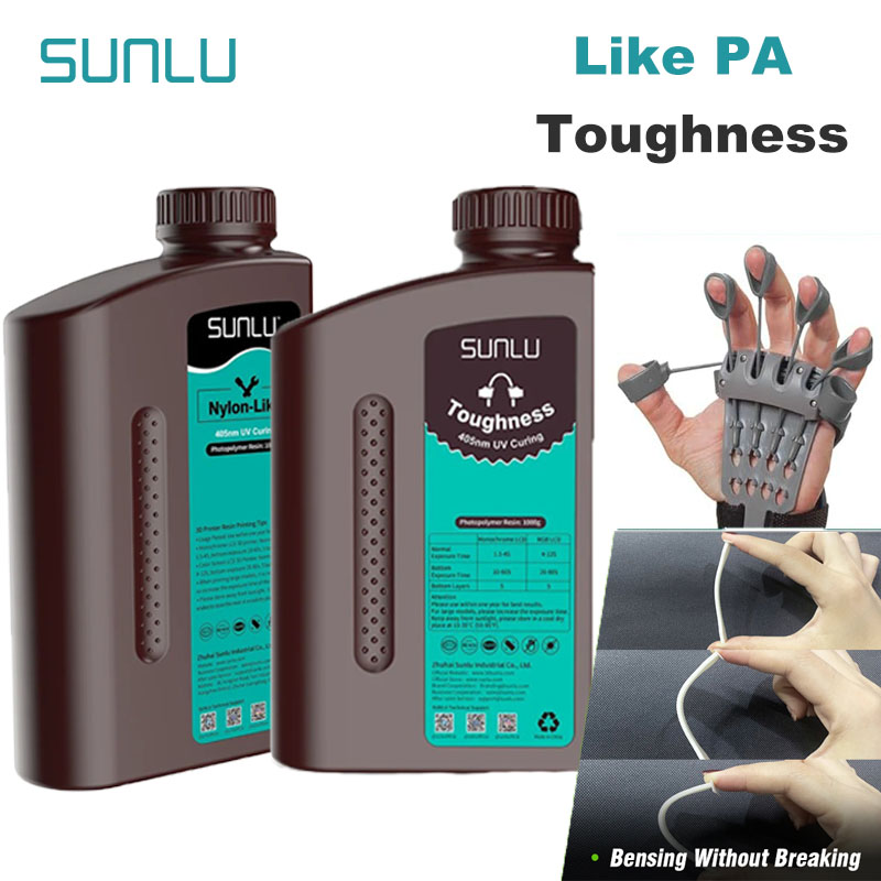 3D Printing Uv Sensitive Resin - SUNLU 1 kg Nylonähnliches/Zähigkeit-3D-Harz 1000 g/Flasche
