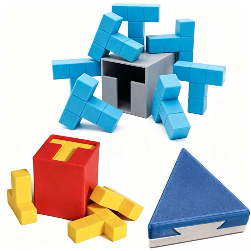 3D Printing Fidget Toys - 3D-Gedruckte Unmögliche Dreieck-Logik 6T Puzzles Schwierige