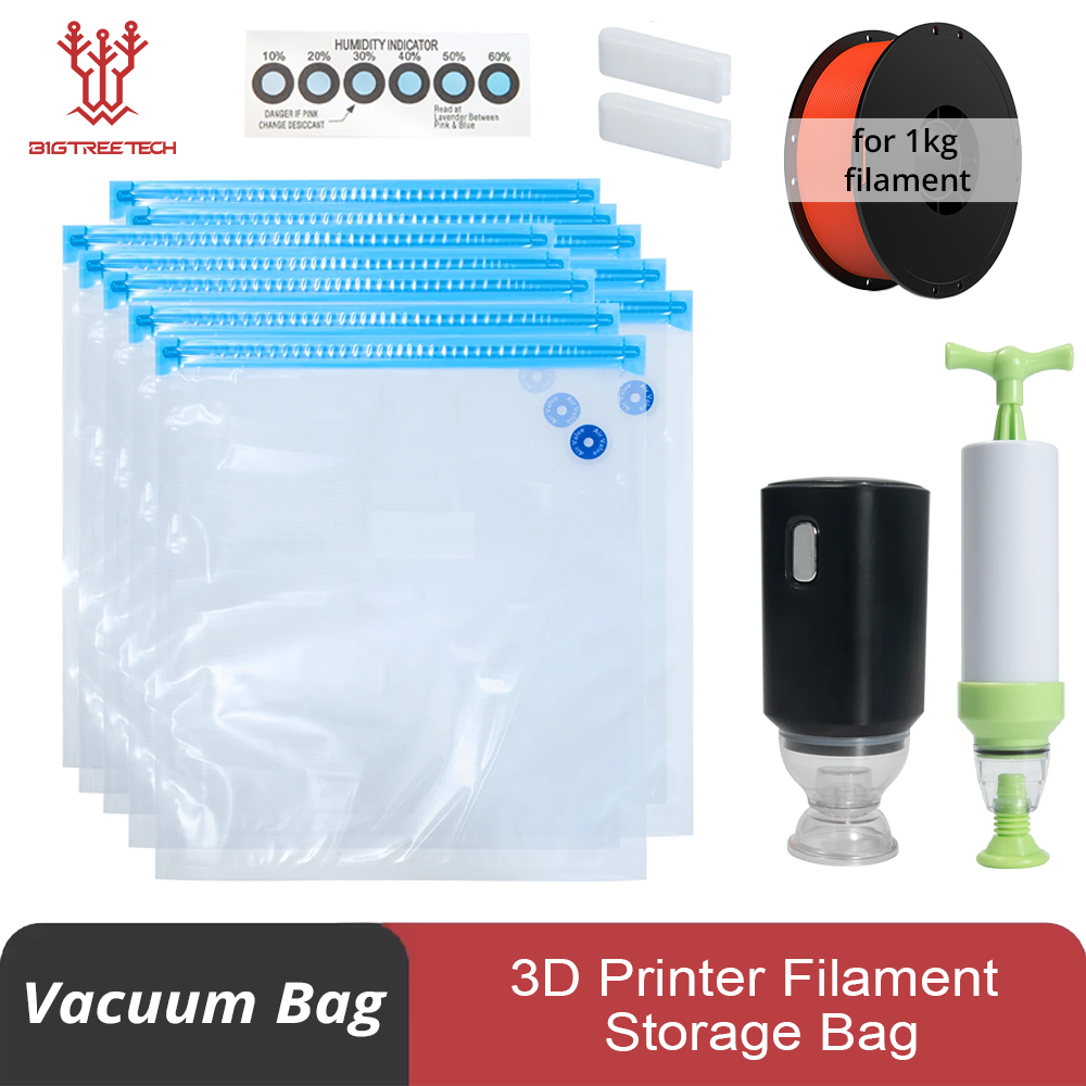 3D Printing Nylon Filament - BIQU Filament-Aufbewahrungs-Vakuumbeutel, 1 kg, 3D-Drucker, PLA-Filament-Trockner,
