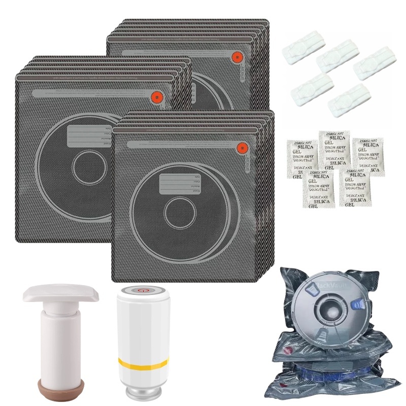 Abs Filament Spool - Verbesserte 3D-Drucker Filament-Aufbewahrungsbeutel mit Vakuumpumpe, Wiederverwendbare