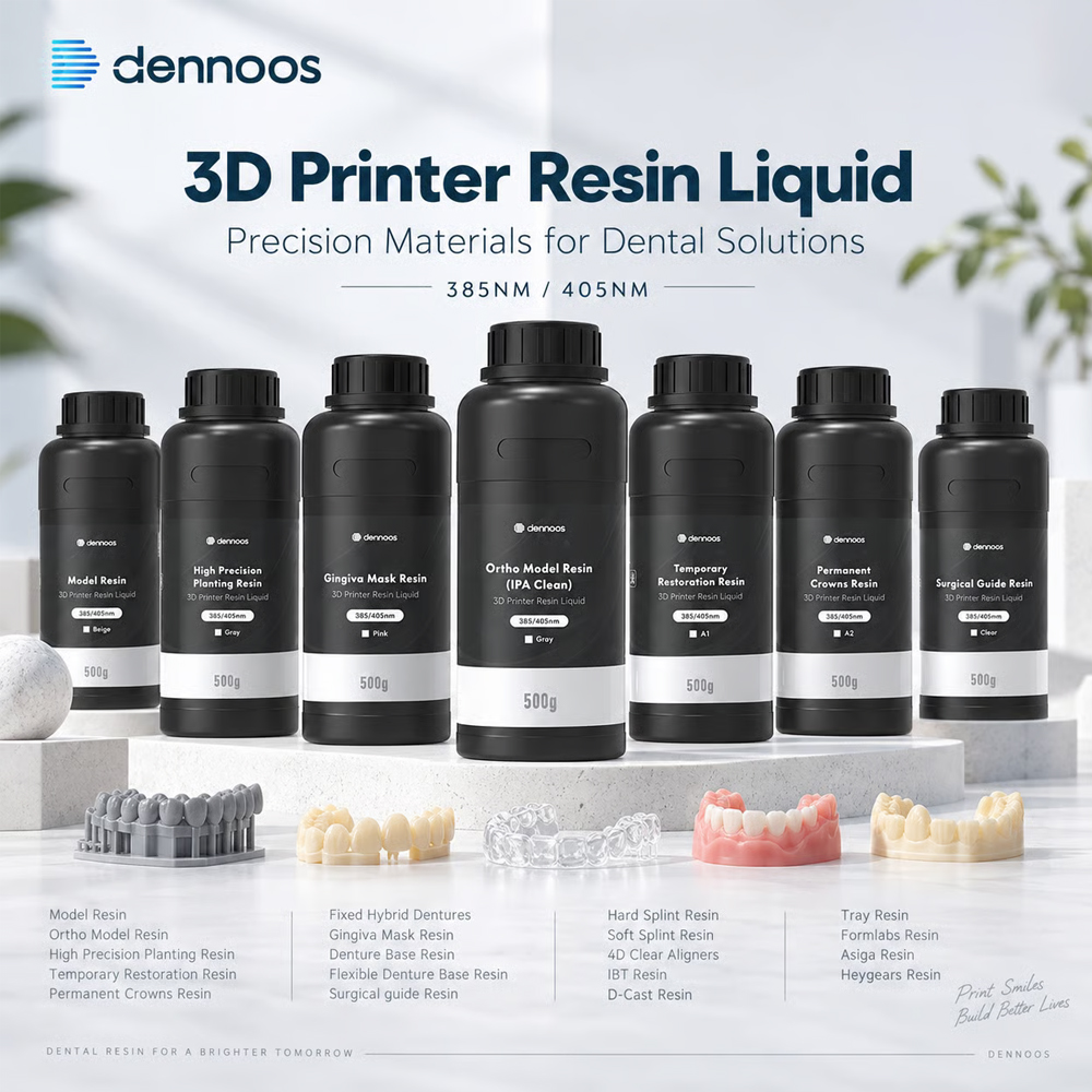 3D Printing Workshop - 3D-Drucker-Harz für Dentallabormodelle, Ortho-Permanente Kronen, feste