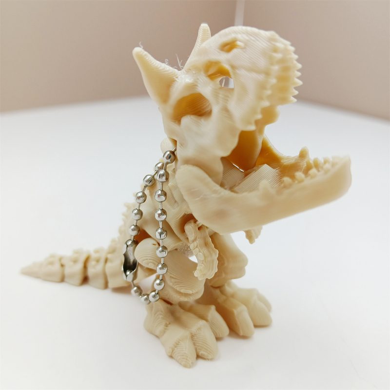 3D Printing Fidget Toys - 3D-gedrucktes Tyrannosaurus-Rex-Skelettmodell – drehbare Gelenke, Deko-