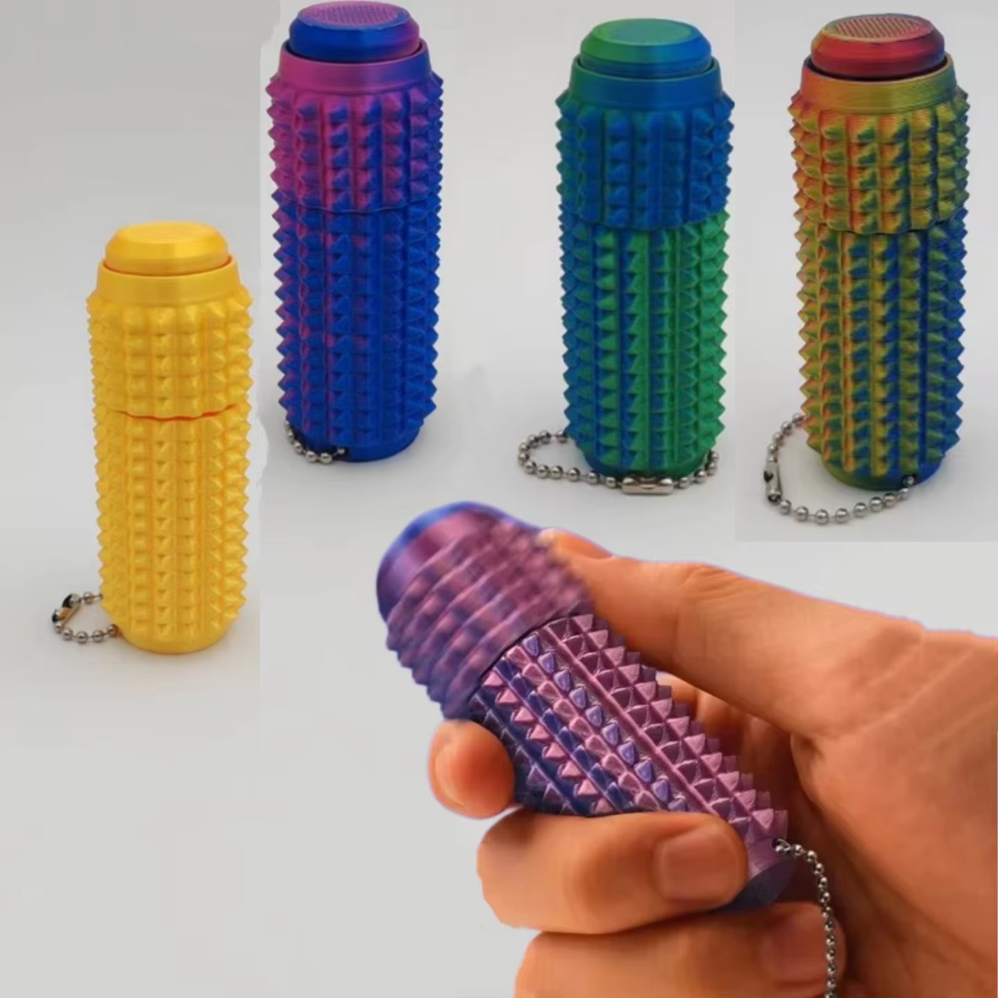 3D Printing Fidget Toys - Lustiges 3D-gedrucktes Spiky Fidget Toy Button