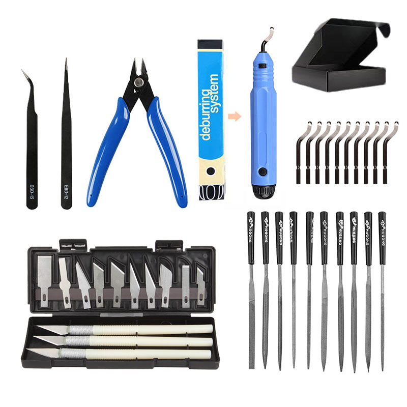 3D Printing Files - 38 Stück 3D-Modell Schleifwerkzeug Entgraten Graviermesser