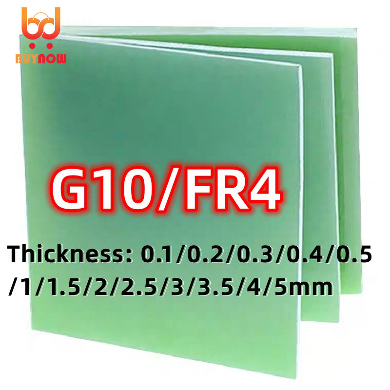 3D Printing Epoxy Resin - 0,1/0,2/0,5/1/2/3/4/5mm Dicke FR4 Glasfaserplatte Hellgrün G10
