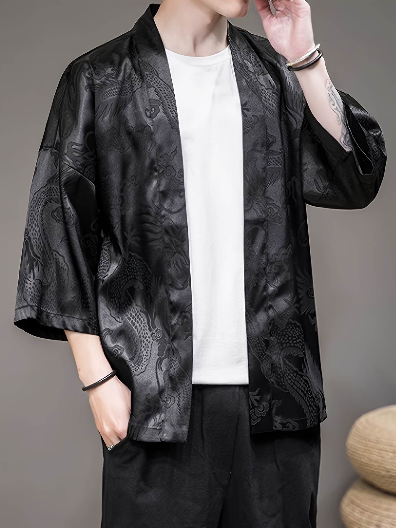 3D Printing Designing - 2026 Sommer Herren Kimono mit 3D-Druckdesign