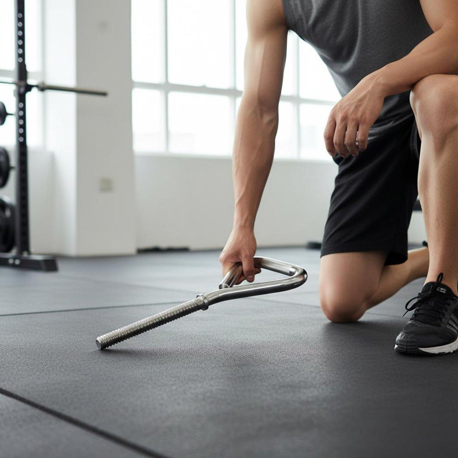 Build Plate - Vielseitiger Kettlebell-Griff Verstellbarer Stahlplattengriff für Krafttraining