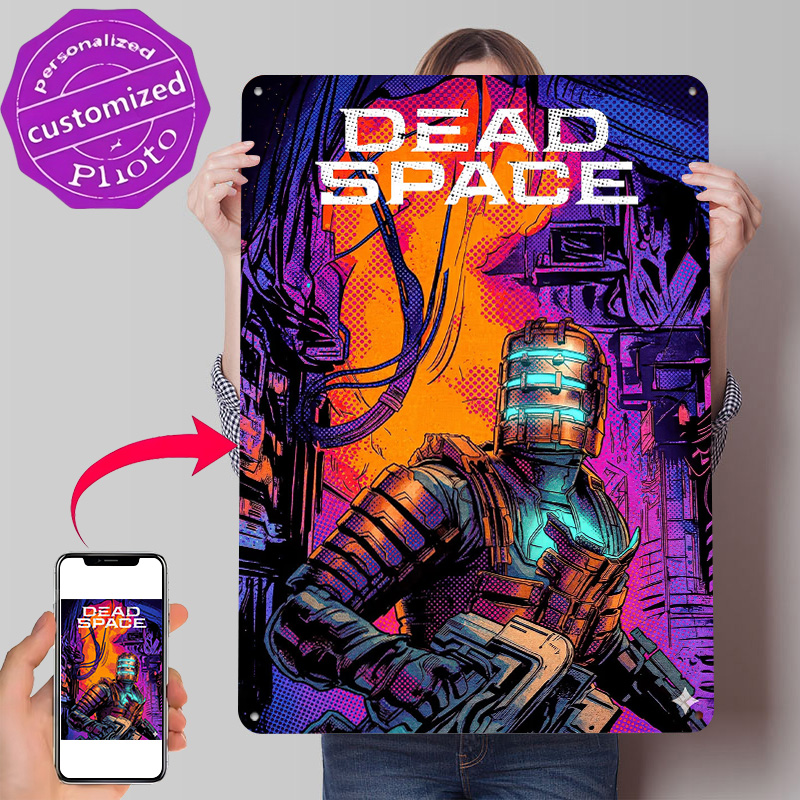 3D Printing Videos - Dead Space Videospiel 3D-Gedrucktes Textur-Poster Personalisierte