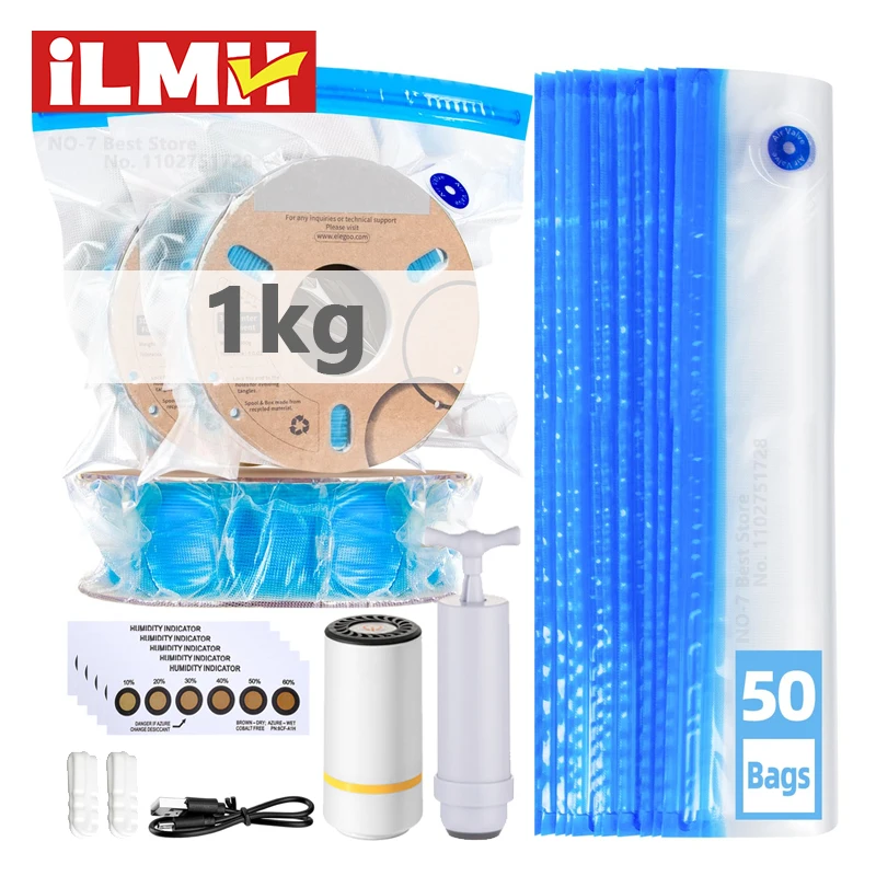 3D Printing Files - 3D-Drucker-Filament-Vakuumbeutel mit wiederaufladbarer elektrischer USB-Luftpumpe, Vakuumabdichtung
