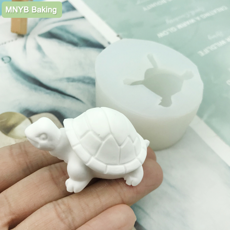 3D Printing Epoxy Resin - Niedliche 3D-Schildkröte, weiche Silikonform für Schokolade,