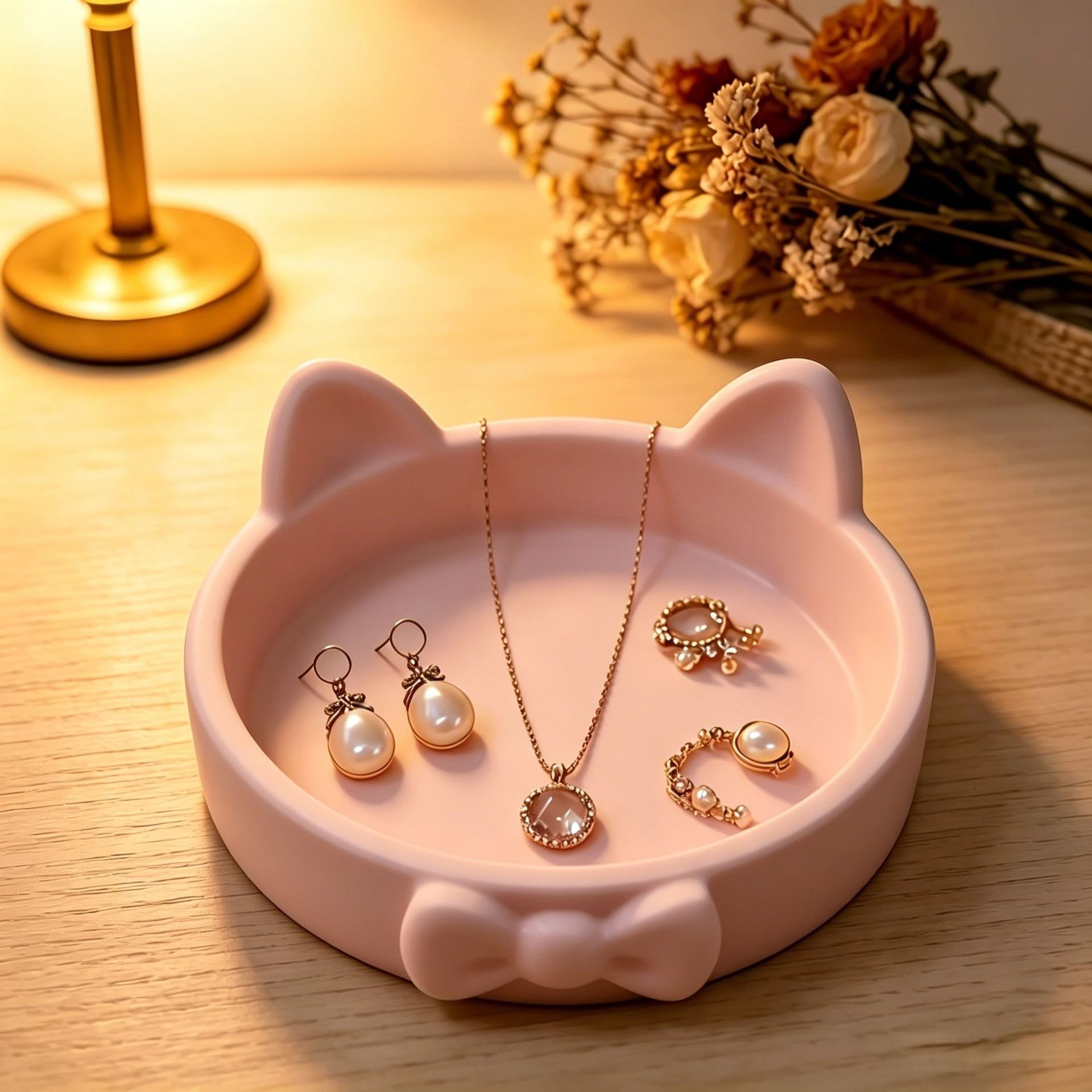 3D Printing Ring Holder - Multifunktionale 3D-gedruckte Schmuck-Organizer-Box, tragbarer Aufbewahrungshalter für