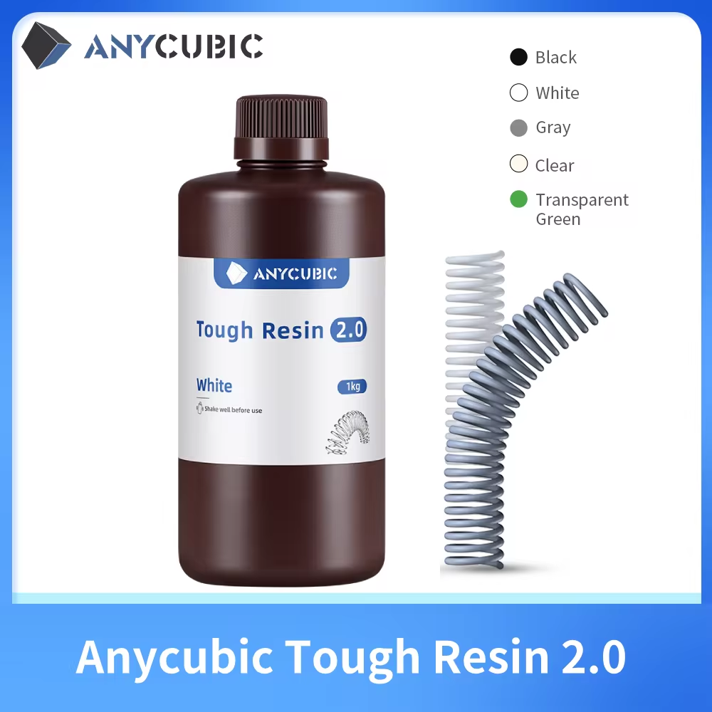 3D Printing Uv Sensitive Resin - Anycubic Flexibles robustes Harz 2.0 LCD