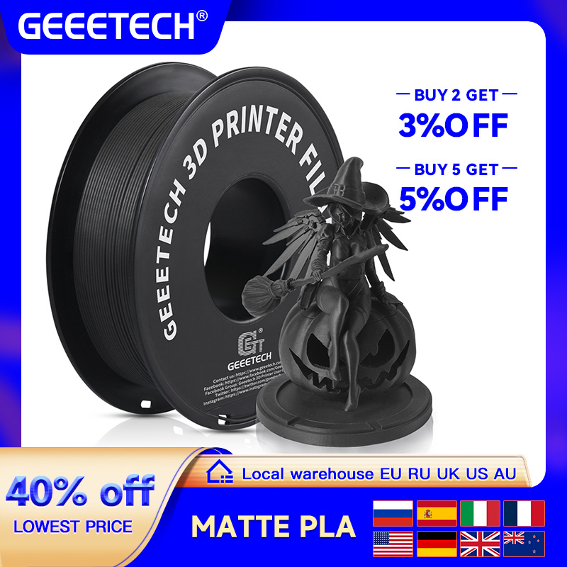Abs Filament Spool - Geeetech 3D-Drucker Filament Matt PLA Kunststoff