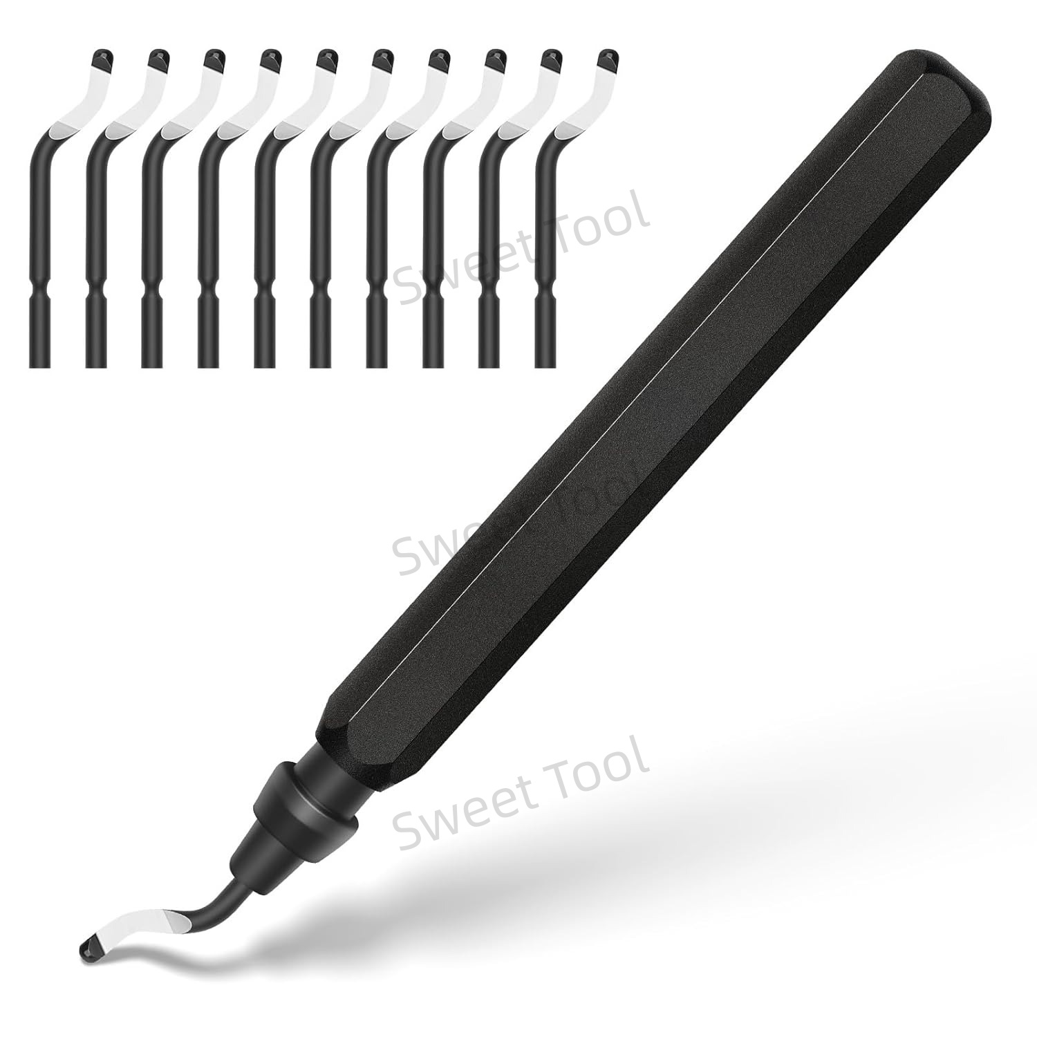 3D Printing Files - Entgratwerkzeug mit Metallgriff und 1/10/11 Schwenkbarer