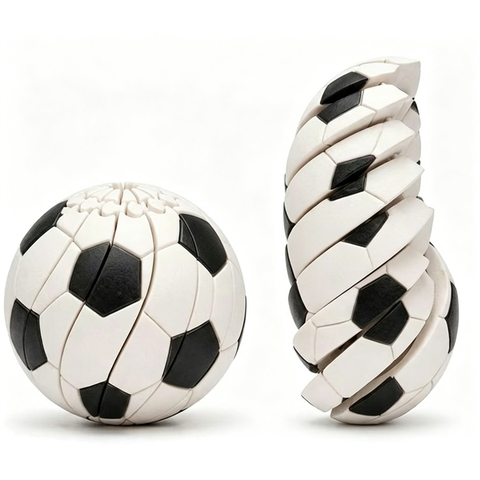 Fußball & Baseball Transformie – 3D Printing Fidget Toys Bewertung und Preis