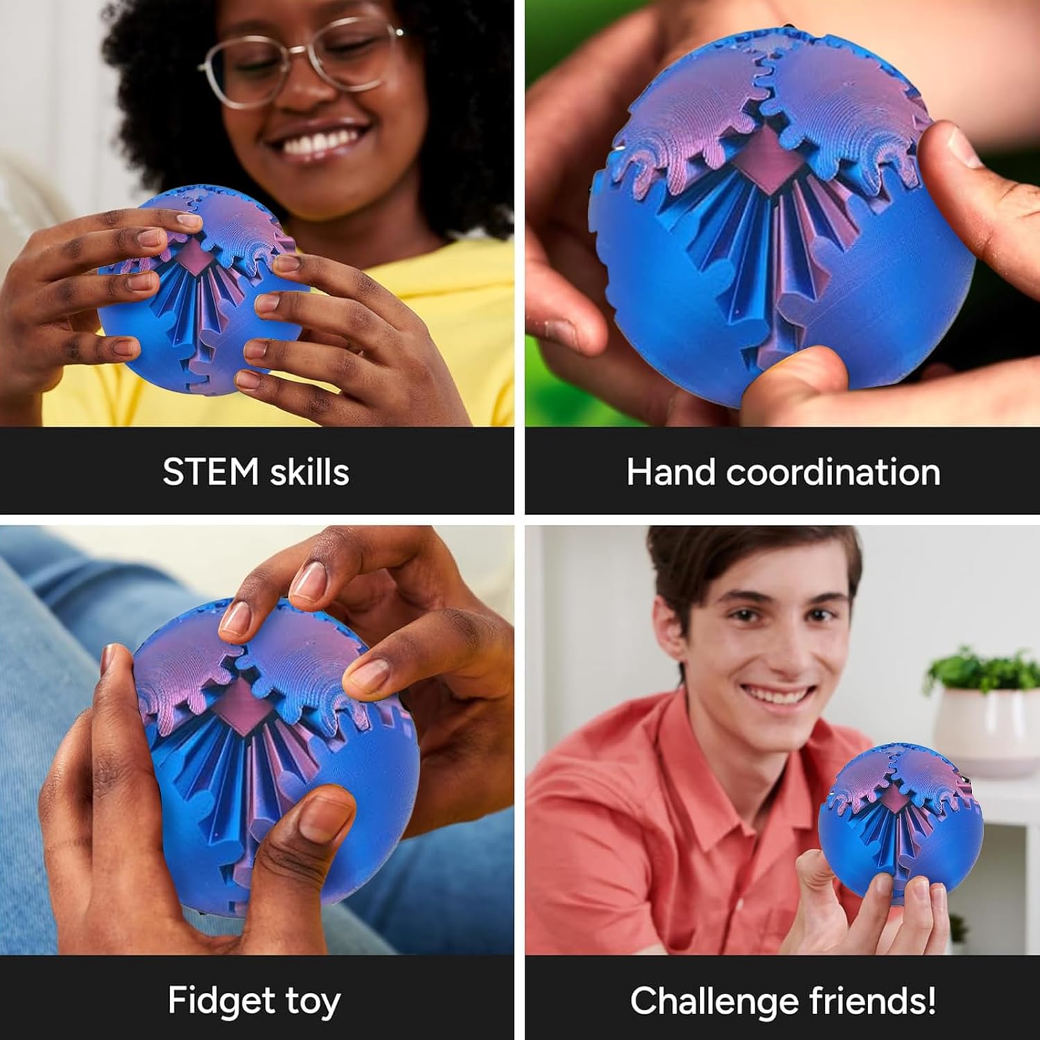 Gear Ball 3D-gedrucktes Fidget – 3D Printing Table Bewertung und Preis