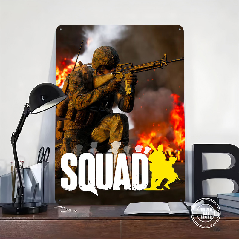 Squad Videospiel-Cover-Art Pos – 3D Printing Videos Bewertung und Preis