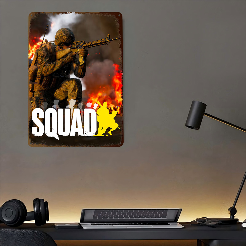 Squad Videospiel-Cover-Art Pos – 3D Printing Videos Bewertung und Preis