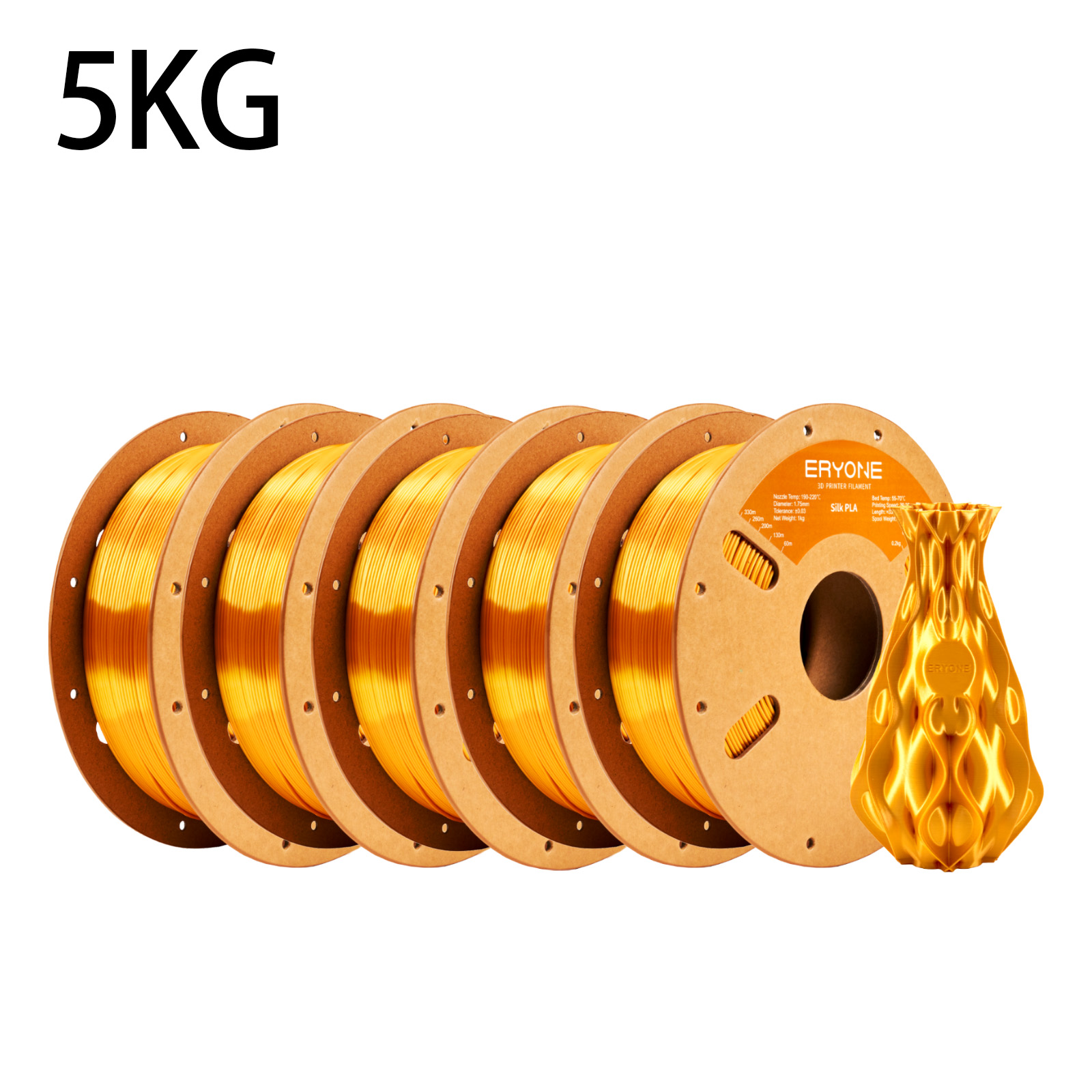 ERYONE 5kg Seiden-PLA-Filament – 3D Printing Nylon Filament Bewertung und Preis