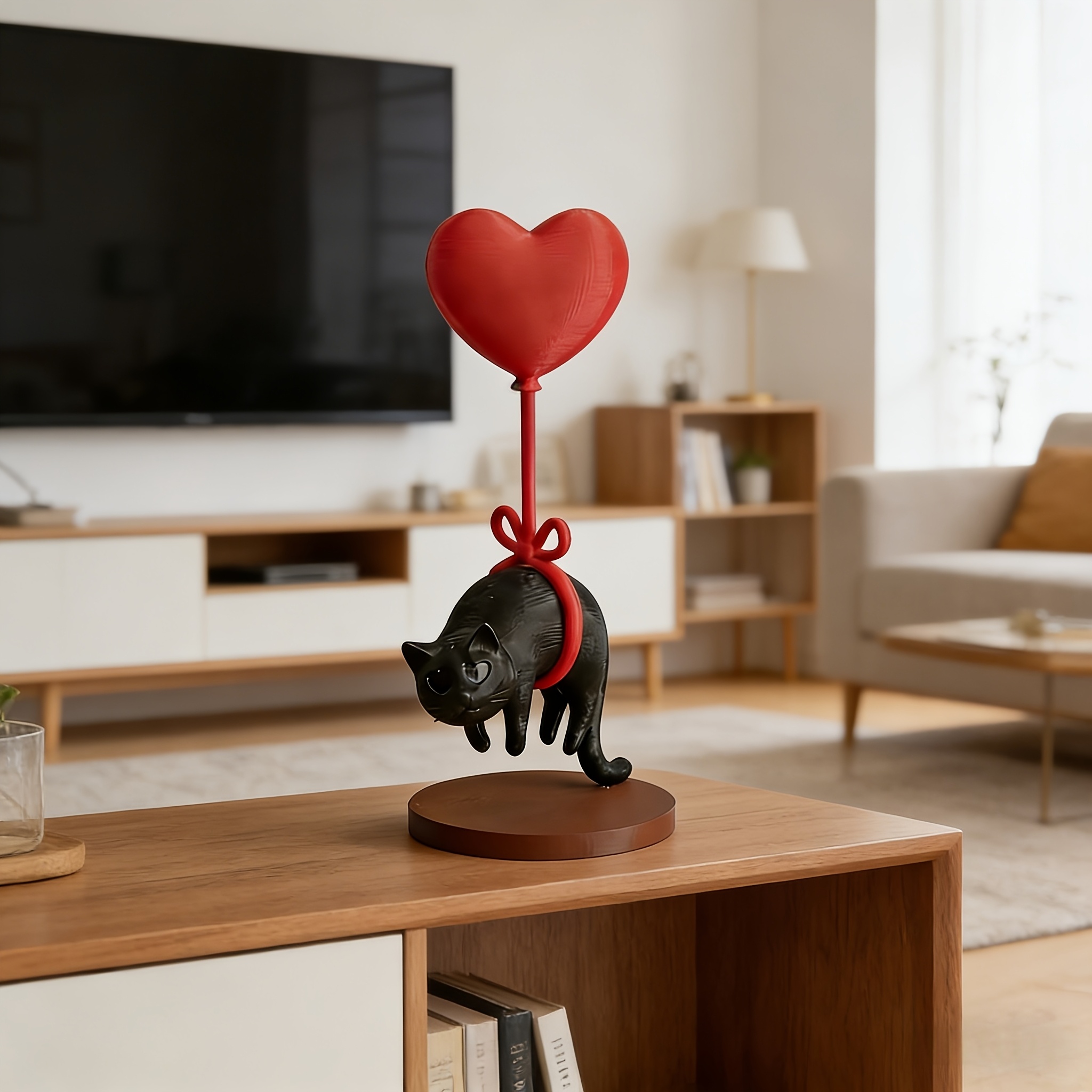Schwebende Katze mit Herzballo – 3D Printing Table Bewertung und Preis
