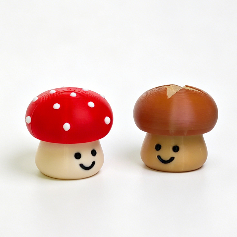 Niedlicher Pilz 3D-Gedruckter  – 3D Printing Fidget Toys Bewertung und Preis