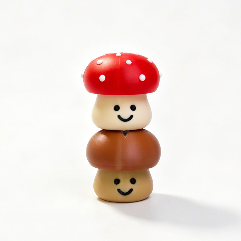 Niedlicher Pilz 3D-Gedruckter  – 3D Printing Fidget Toys Bewertung und Preis