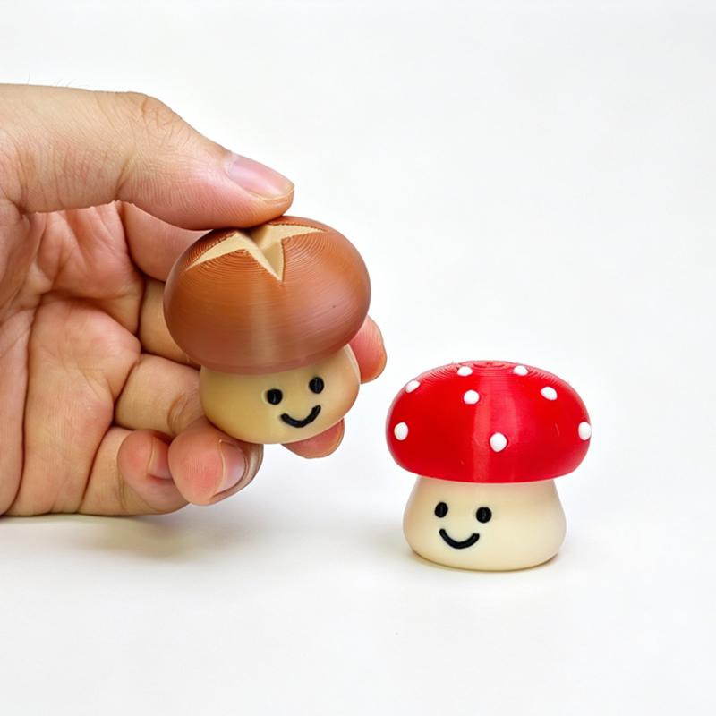 Niedlicher Pilz 3D-Gedruckter  – 3D Printing Fidget Toys Bewertung und Preis