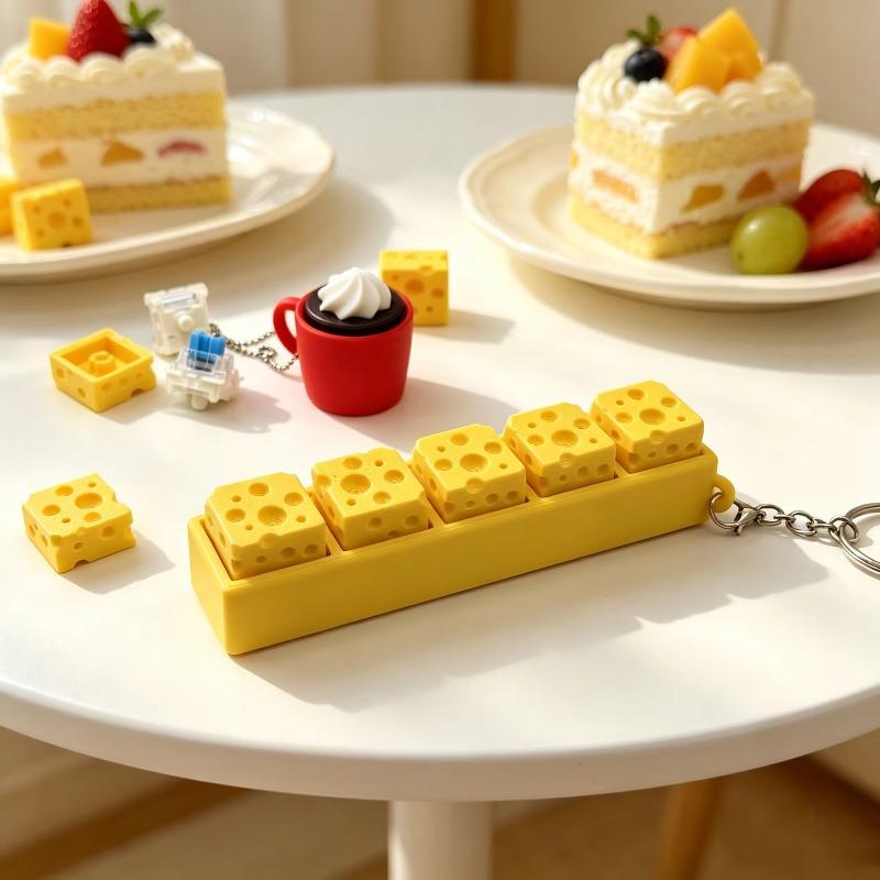 3D-gedruckter Käse-Schlüsselan – 3D Printing Keyboard Keys Bewertung und Preis