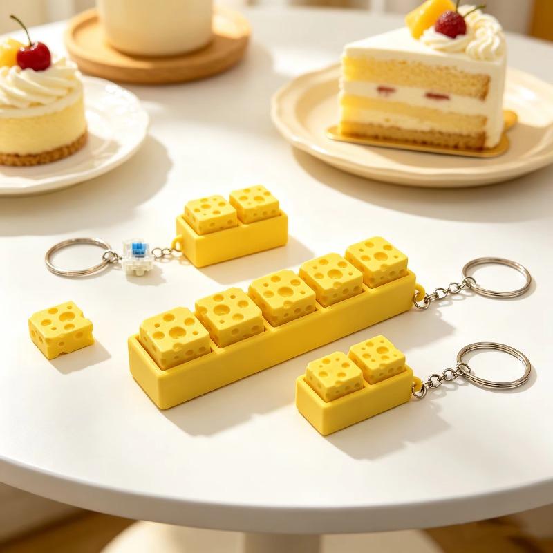 3D-gedruckter Käse-Schlüsselan – 3D Printing Keyboard Keys Bewertung und Preis
