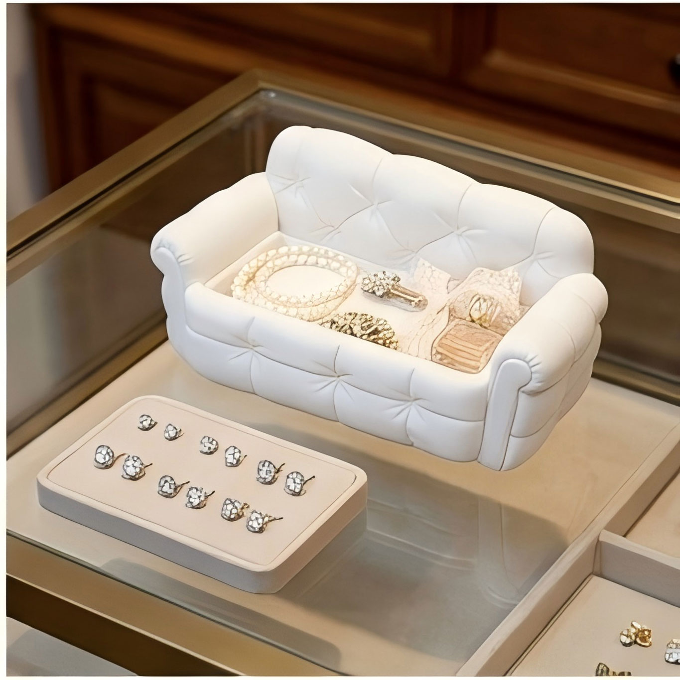 Mini-Sofa-Schmuckaufbewahrungs – 3D Printing Ring Holder Bewertung und Preis