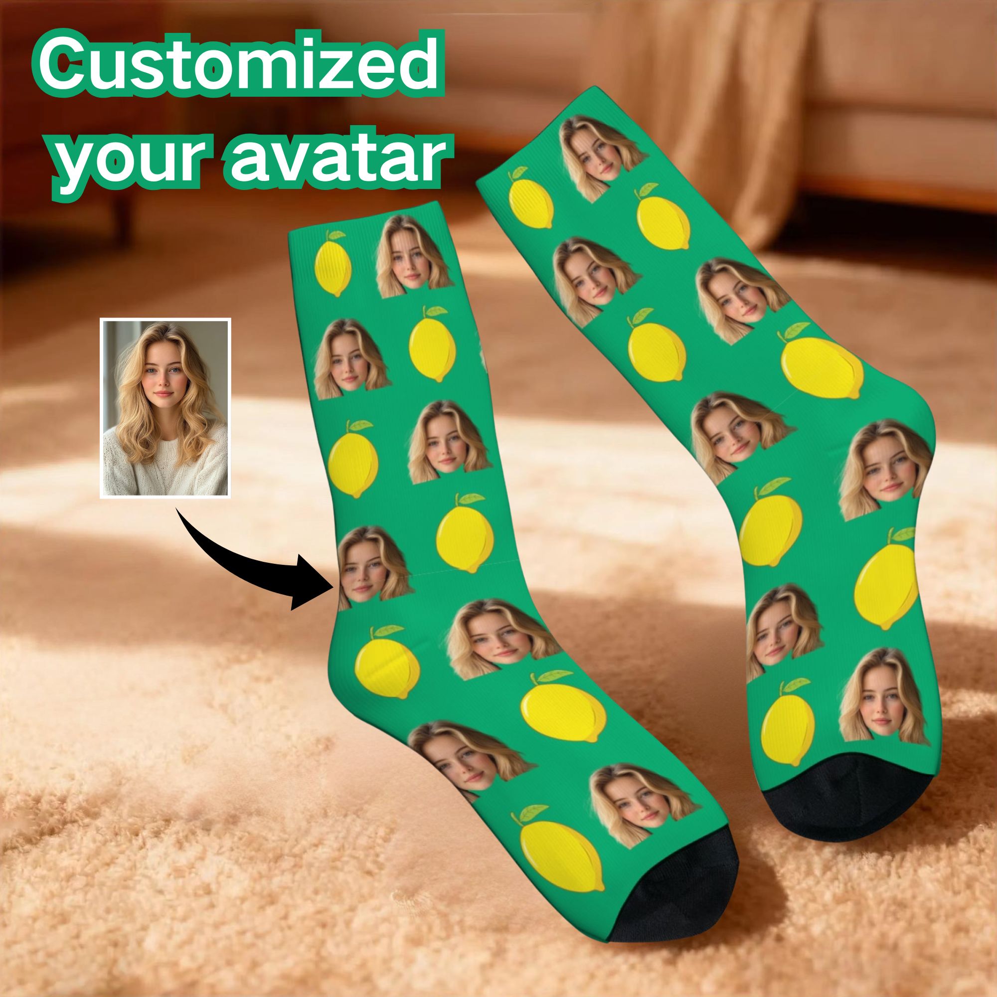 Lustige personalisierte Socken – 3D Printing Designing Bewertung und Preis