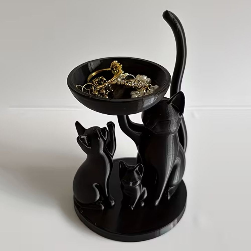 Cartoon-Katzen-Schmuckablage,  – 3D Printing Ring Holder Bewertung und Preis
