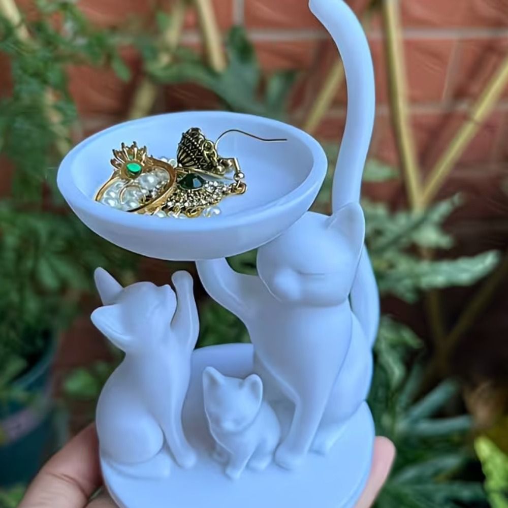 Cartoon-Katzen-Schmuckablage,  – 3D Printing Ring Holder Bewertung und Preis