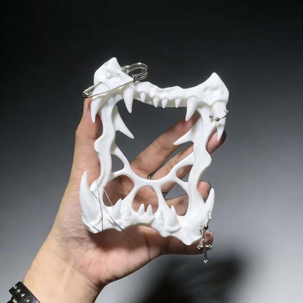 Fotorahmen Goth-Haisschädel 3  – 3D Printing Foto Bewertung und Preis