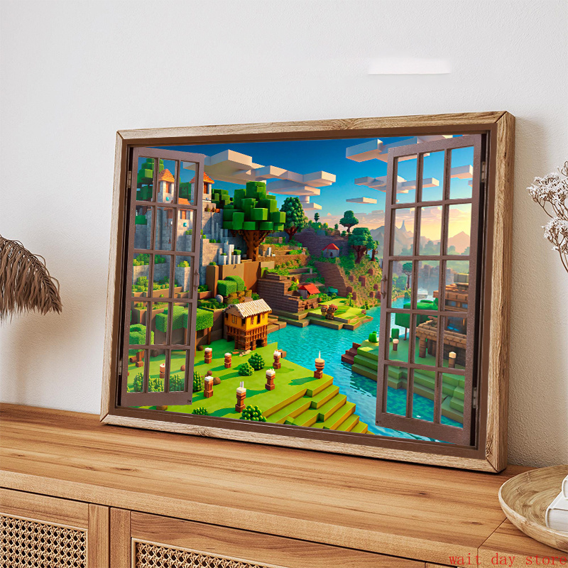 Block-Pixel-Videospiel-Landsch – 3D Printing Videos Bewertung und Preis