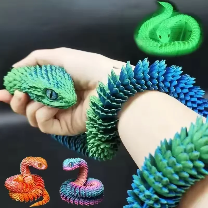 3D-gedruckte Schlange, bewegli – 3D Printing Fidget Toys Bewertung und Preis