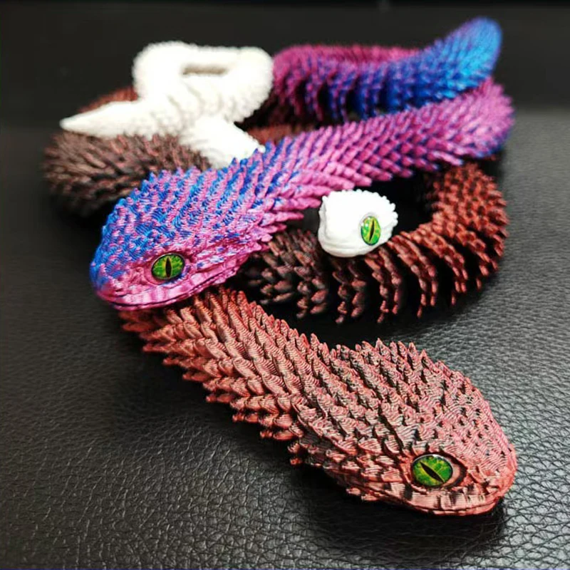 3D-gedruckte Schlange, bewegli – 3D Printing Fidget Toys Bewertung und Preis