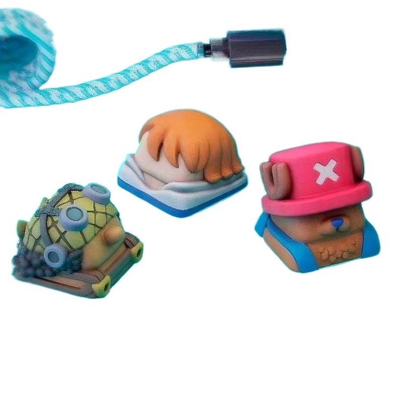 One Piece Chopper Nami Anime C – 3D Printing Keyboard Keys Bewertung und Preis