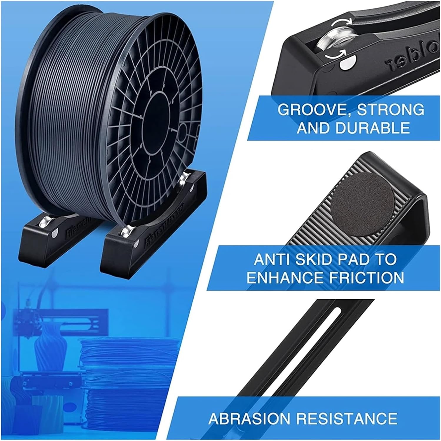 1KG Filament-Spulenhalter mit  – Abs Filament Spool Bewertung und Preis