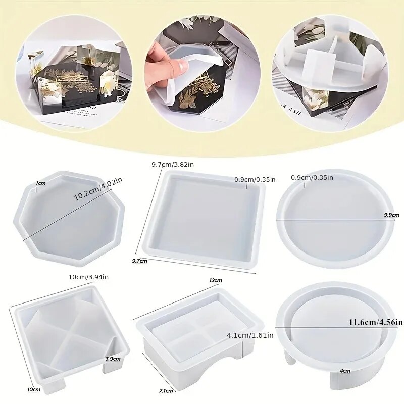Untersetzer-Harz-Formen-Set, b – 3D Printing Epoxy Resin Bewertung und Preis