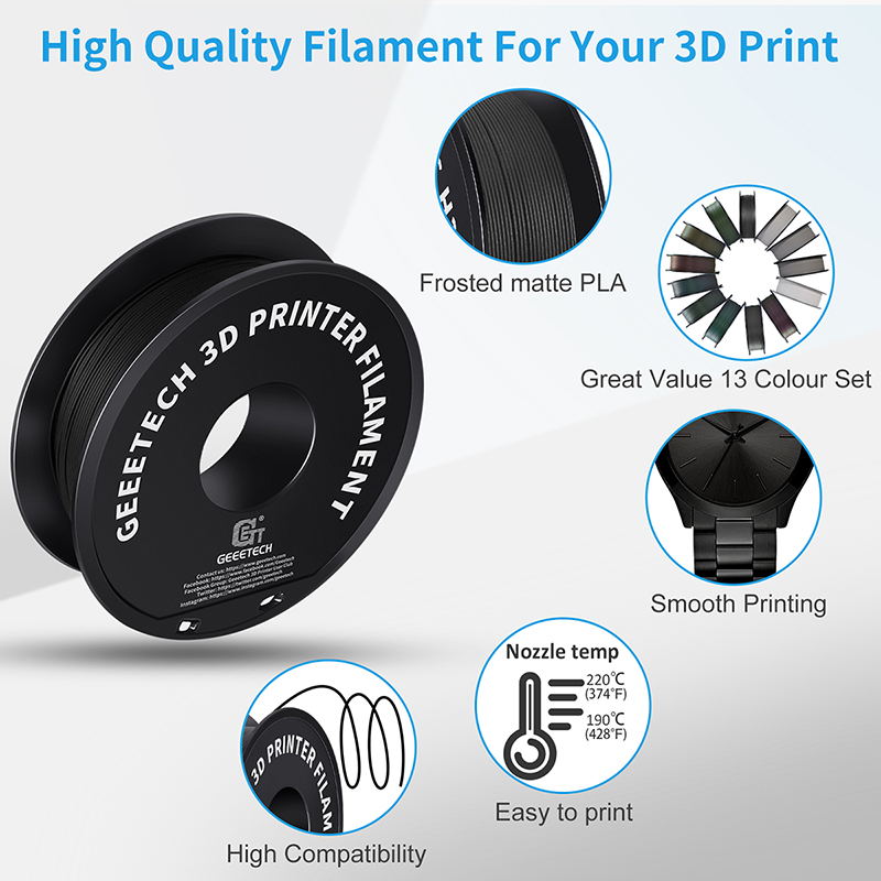 Geeetech 3D-Drucker Filament M – Abs Filament Spool Bewertung und Preis